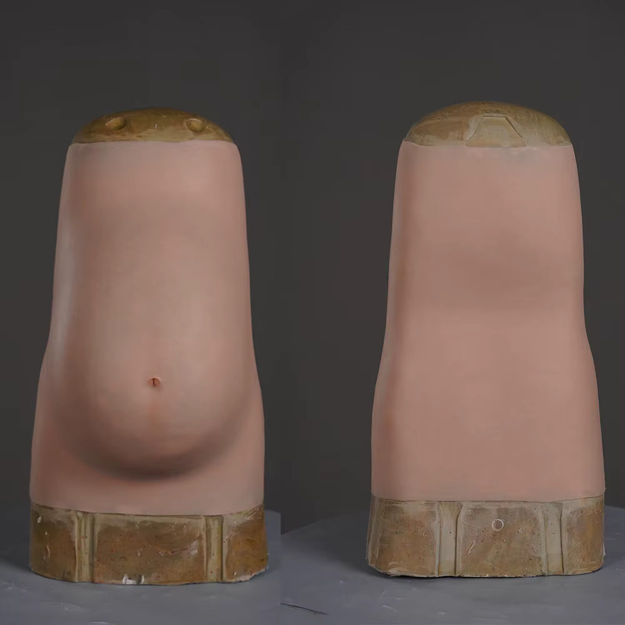 Fake-Silikon-Schwangerschaftsbauch-Modell, Cosplay-Requisiten, 9. Monat - Bild 2