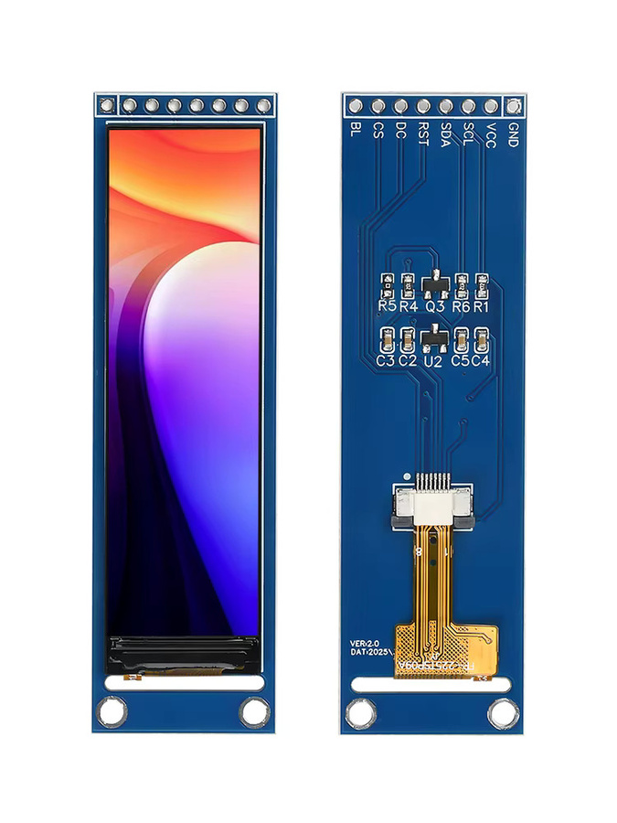 diymore 2,25-Zoll-TFT-LCD-Kleinbildschirmmodul ST7789 SPI-Farbbildschirm mit vollem Betrachtungswinkel, Farbe: Blau, B/H: 76 x 284 mm - Bild 3