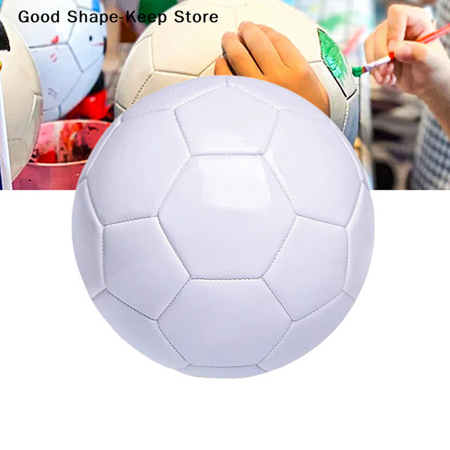 dailyWhite Fußball, Größe 5, Weiß, Kunststoff - Bild 1