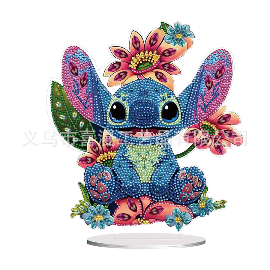 DIY Cartoon Stich Diamantmalerei unregelmäßig geformtes Kunsthandwerk Ornament zur Dekoration - Bild 5