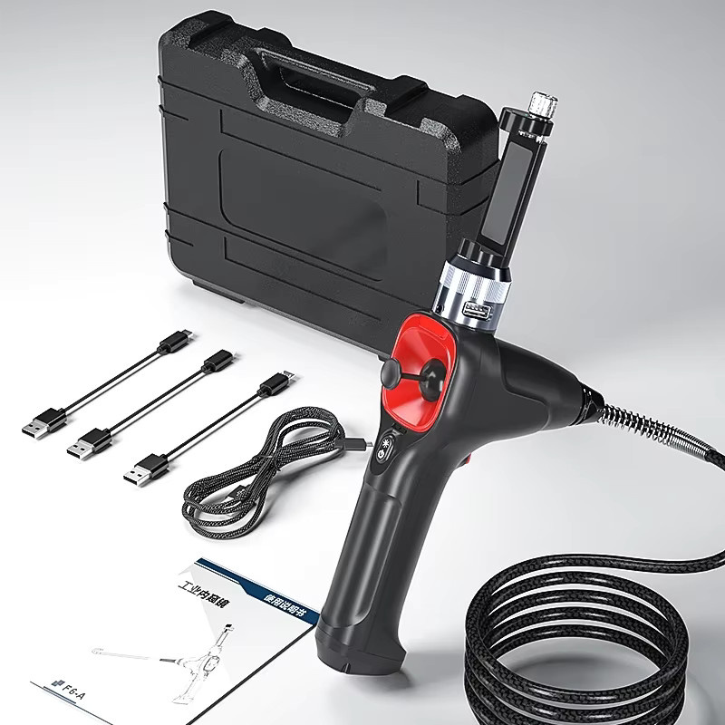 LAFOCH Gelenkendes Endoskop mit 6,2 mm Sonde und 4-Wege-Inspektionskamera, 6 LEDs, Schwarz - Bild 4