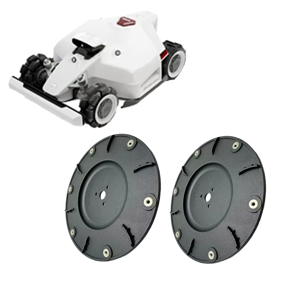 2 Stück Mammotion Rasenmähermesser für LUBA 1 AWD und LUBA 2 AWD in Schwarz, B: 142,8 mm, H: 16,9 mm - Bild 5