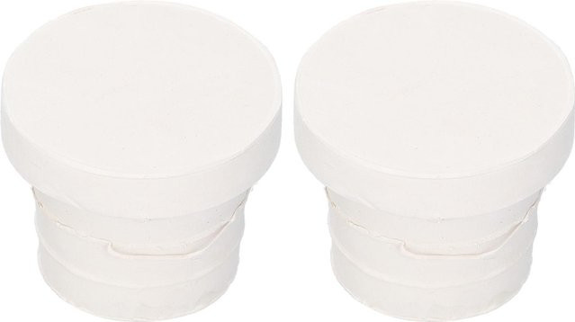 TOMTOP JMS 2er-Set Gummi-Stopper für Leitern als Ersatz-Schutzaufsätze in Weiß - Bild 1
