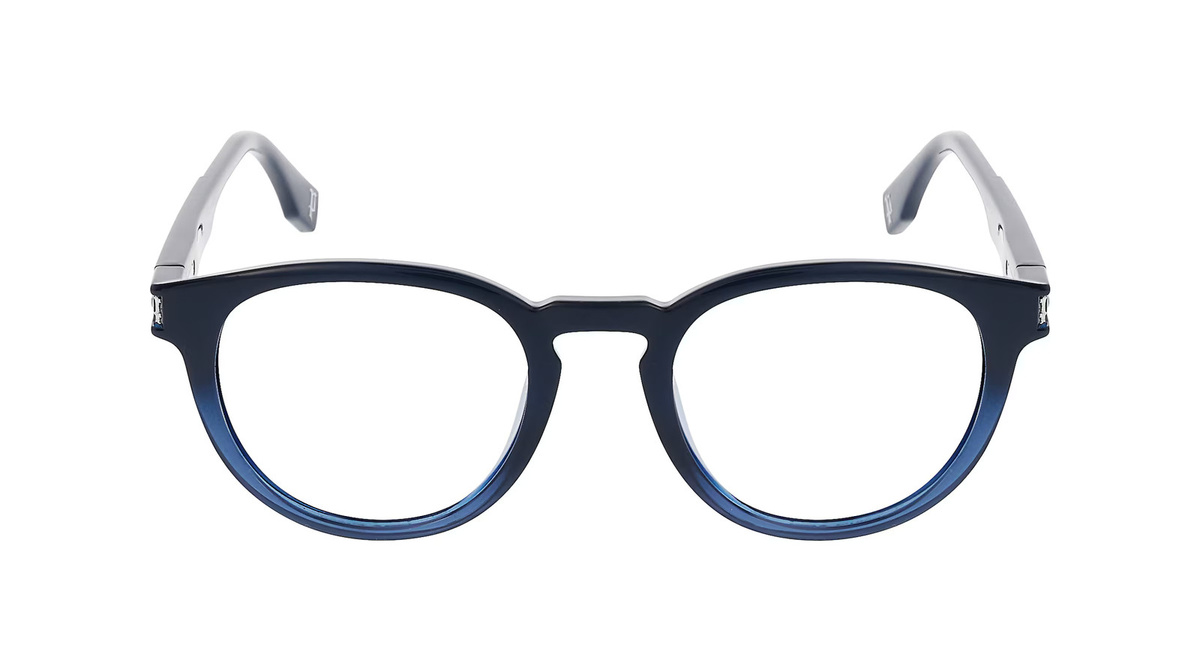 Police VPLU54 Korrektionsbrille, Vollrand, Panto, Kunststoff, Herren, blau - Bild 1