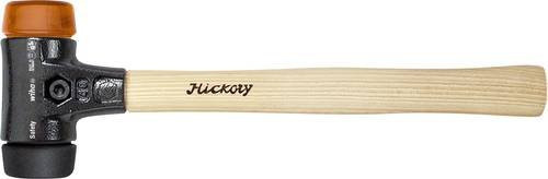 Wiha Schonhammer Safety mittelweich und hart mit Hickory-Holzstiel und 40 mm Rund-Schlagkopf - Bild 1