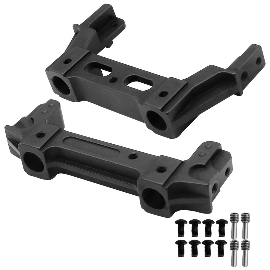 AXIAL Schienenstoßstangenhalterungen Ständer, Metall, Grau - Bild 5