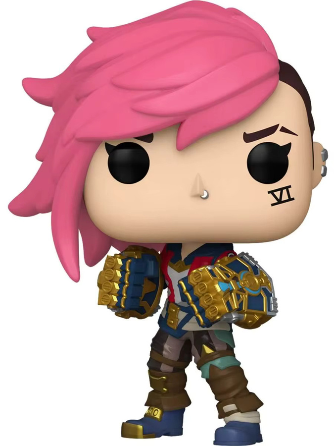 Bandai Arcane: League of Legends Jinx # 1602 Vi # 1601, Vinyl-Figuren-Modellspielzeug, Set / Bundle - Bild 2