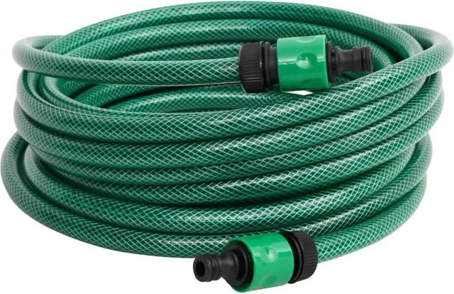vidaXL Poolschlauch aus PVC in Grün, Länge: 20 m, Durchmesser: 12 mm - Bild 1