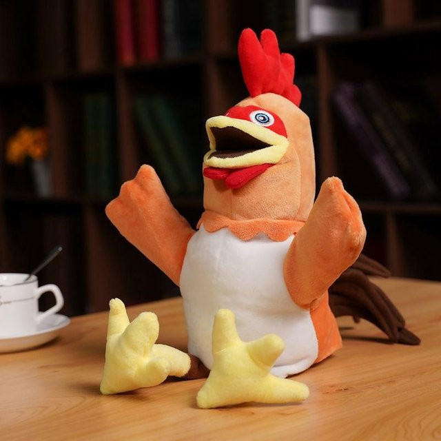 Yiran toy Großer Hahn Plüschtier, 28cm, ab 3 Jahren - Bild 1