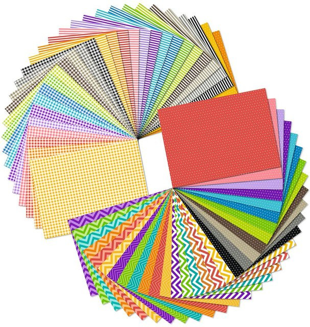 URSUS Design-Fotokarton Basics in Multicolor, A6, 300 g/m2 - Bild 1