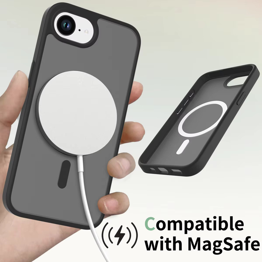 Matte MagSafe Handyhülle für Apple iPhone in Schwarz - Bild 5