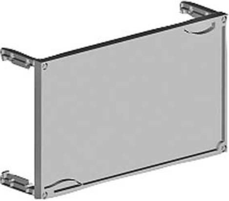 Siemens ALPHA 160 DIN Leerfeldabdeckungs-Einbausatz mit Stützer, RAL7035, H: 30 cm, B: 50 cm - Bild 1