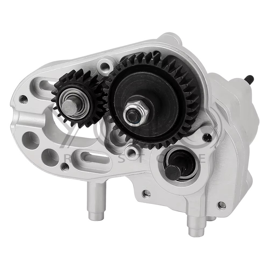 Axial Getriebe für 1/10 RC Crawler, Metall, Schwarz - Bild 2