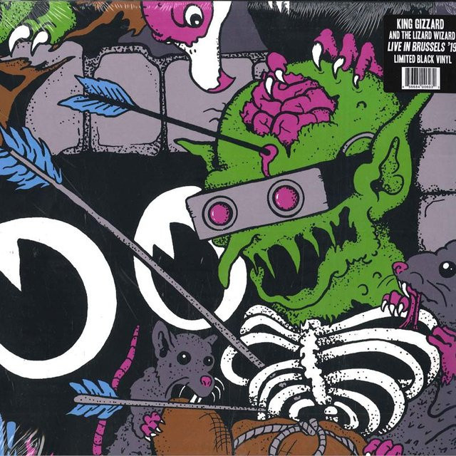 King Gizzard & the Lizard Wizard - Live in Brüssel '19 LP Schallplatte von Drastic Plastic Records in Green Multicolour - Bild 1