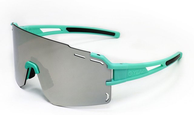 YEAZ SUNCRUISE Sport-Sonnenbrille, Vollrand, Kunststoff, Grün, Damen - Bild 1