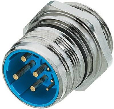 Weidmüller Sensor-/Aktor-Steckverbinder M23 Leergehäuse unkonfektioniert, Silber - Bild 1