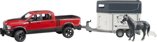 Bruder RAM 2500 Power Wagon mit Pferdeanhänger und Pferd Modellfahrzeug 1:16 - Bild 3