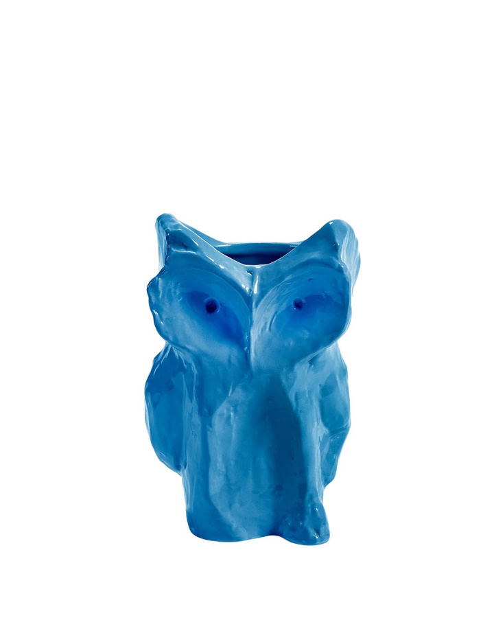 Serax Eule After Midnight Vase in Blau mit Eulenform - Bild 3