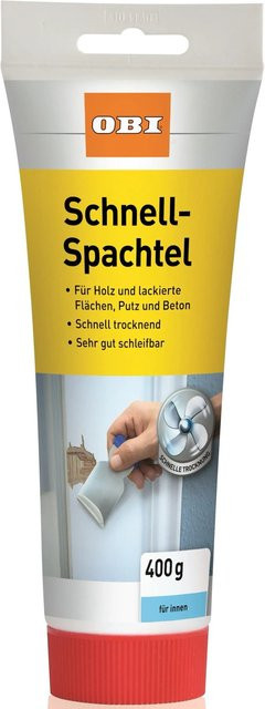 OBI Schnell-Spachtel Weiß 400 g - Bild 1