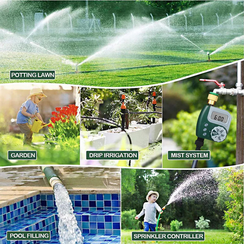 Orbit Digitaler programmierbarer Wassertimer für die automatische Gartenbewässerung, dunkelgrün - Bild 4