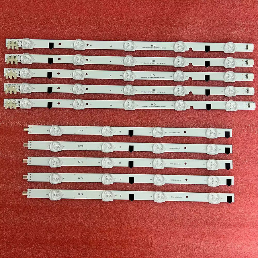 LED-Streifen für Samsung TV Modelle UE32F6510 UE32F6800 UE32F6270 UE32F6170 UE32F6240 UE32F5020AK UE32F6100AK UE32F5000AK UE32F4500AK in Weiß - Bild 3