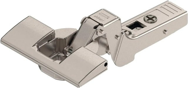 Blum Clip Top Profiltürscharnier Inserta Gekröpft mit Feder 95 Grad 18mm Vernickelt - Bild 1