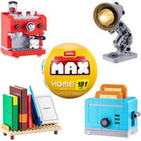 ZURU MAX Premium Home Series 1 Klemmbausteine Konstruktionsspielzeug für die Inneneinrichtung - Bild 1
