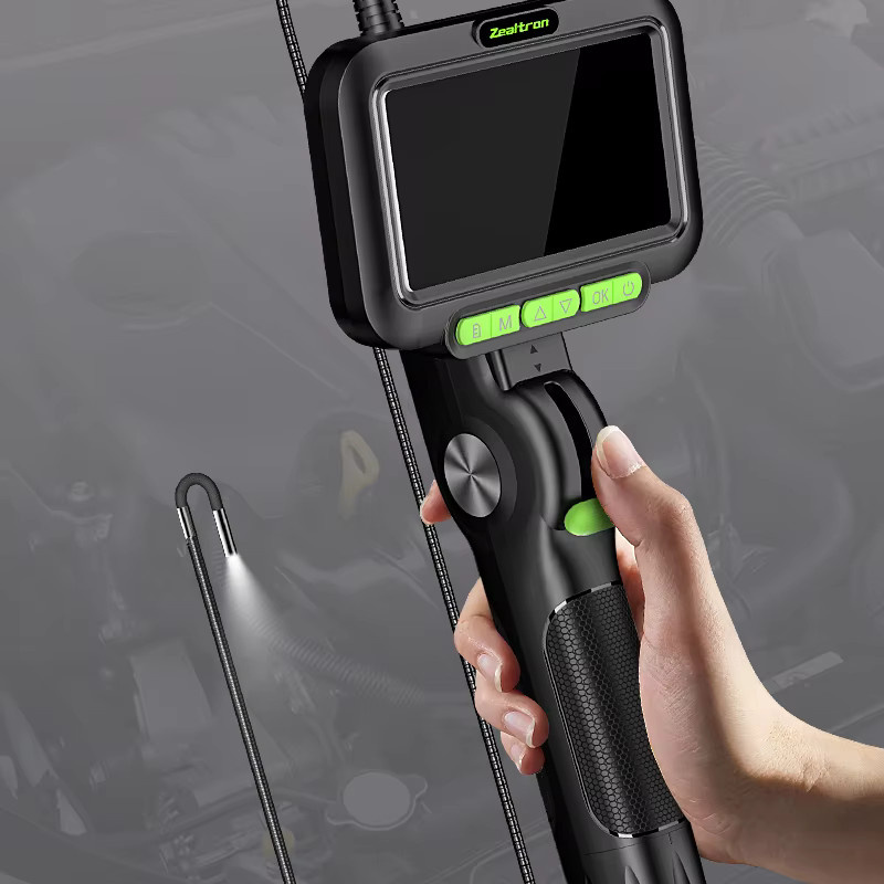 ENWOR 2-Wege-Gelenkendoskop mit 5-Zoll-Bildschirm, 3,9-mm-Objektiv und Joystick-Steuerung für die Auto-Inspektion, Schwarz - Bild 3