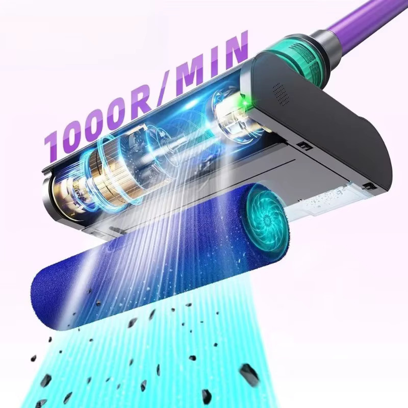 Dyson Nass-Trocken-Wischbürste 2-in-1 Multiflächen-Schrubber für Hartböden und Teppiche in Multicolour - Bild 4