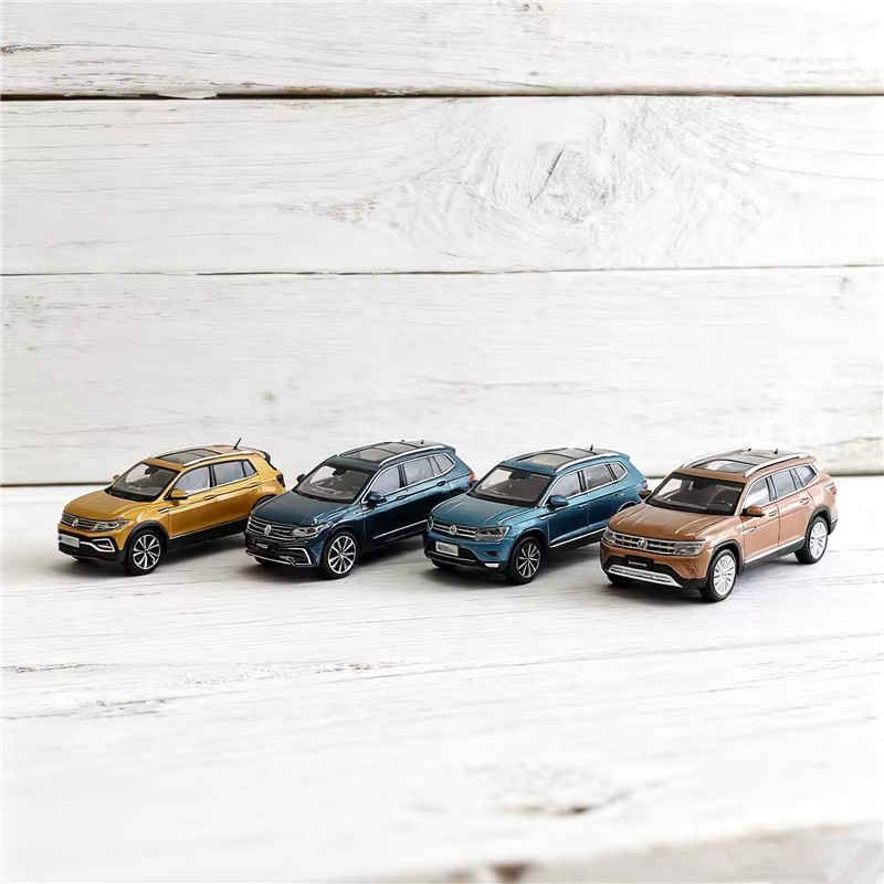 WELLY Tiguan Teramont T-Cross Tharu Phideon ID4, Auto Modell, 1:43, Metall - Bild 3