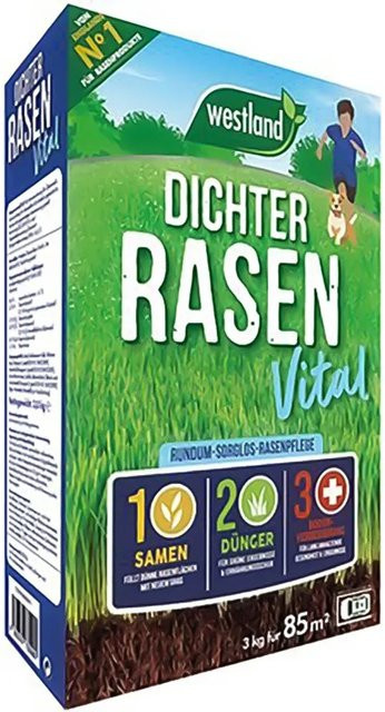 Westland Rasenpflege Dichter Rasen Vital mit 3 kg für 85 m² - Bild 1