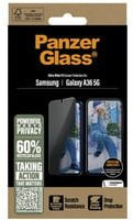 PanzerGlass Privacy Displayschutz Ultra-Wide Fit Schutzfolie für Samsung Galaxy A36 5G (A366) - Bild 1