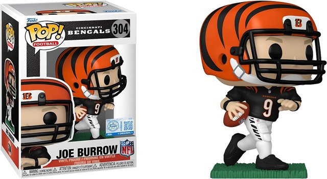 Funko NFL POP Legends Joe Burrow/Cincinnati Bengals, Einzelfigur - Bild 1
