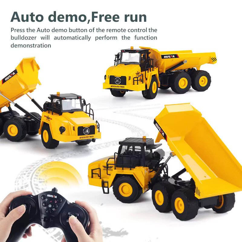Huina 1553 Rc Truck, Fahrzeug, 1:16, Gelb - Bild 6