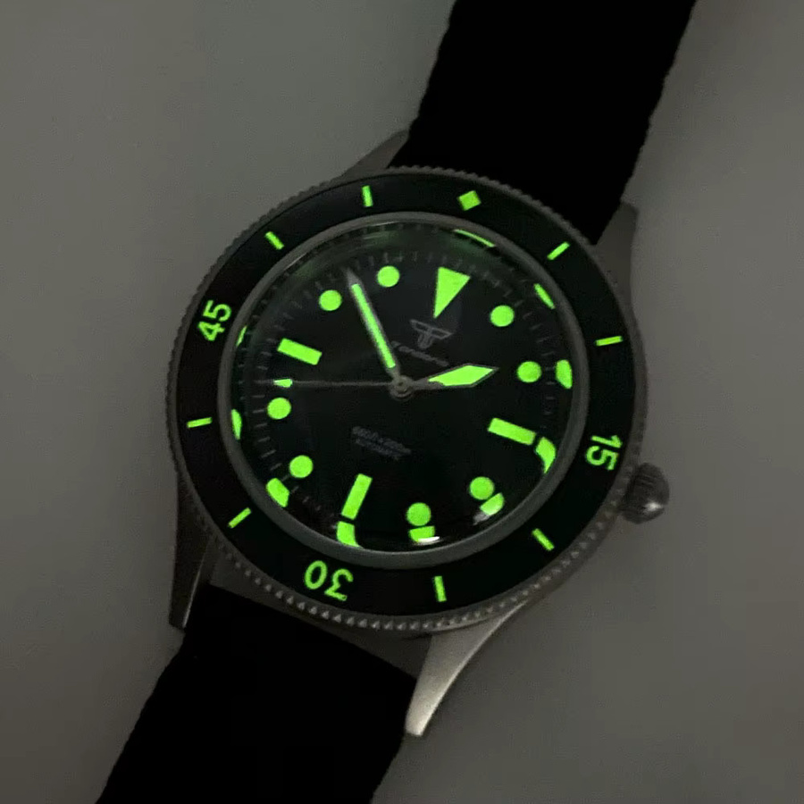 Tandorio Armbanduhr Automatik, Edelstahl, Saphirglas, 40 mm, Herren - Bild 2