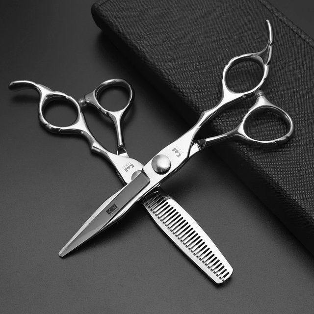 Professionelle Haarschneideschere, 6 Zoll, Edelstahl, Unisex - Bild 1