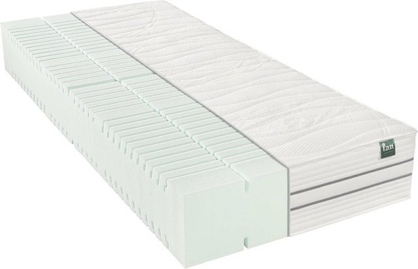 f.a.n. Schlafkomfort Medicare Kaltschaummatratze in Weiß, H4, B: 140 cm, L: 200 cm, H: 27 cm