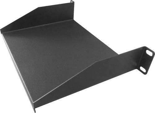 Renkforce RF-3429162 Geräteboden für 10 Zoll Netzwerkschränke, Schwarz, ab Schranktiefe 300 mm - Bild 1