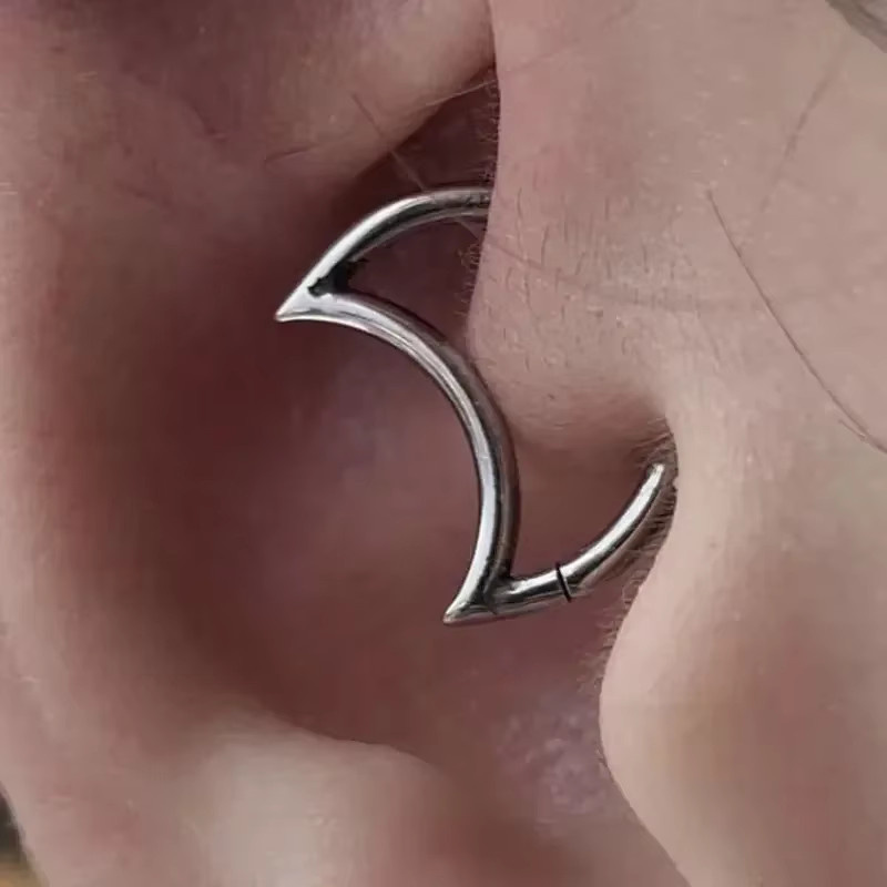 ZOORBODY JEWELRY Nasenring Titan, Zirkonia, Silber, Unisex - Bild 2