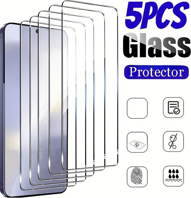 5er-Pack gehärtetes Glas Display Schutzfolie für Realme GT Neo 3 3T 2T 2 5 SE und GT2 Pro, transparent - Bild 1