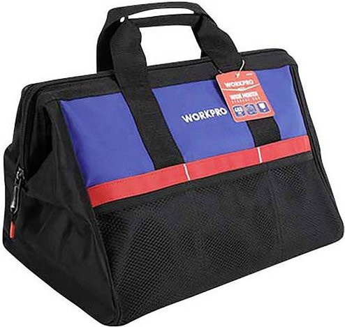 WorkPro WP281002 Werkzeugtasche unbestückt, Blau, L x B x H: 45,0 x 29,0 x 32,0 cm - Bild 1