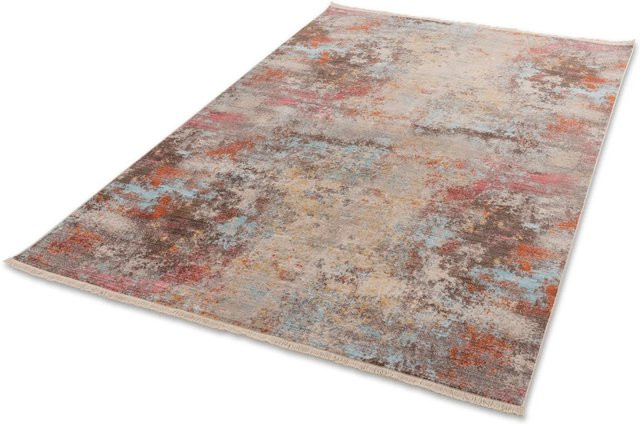 Schöner Wohnen Teppich Mystik Allover in Bunt mit Fransen, B/B: 160 x 235 cm - Bild 2