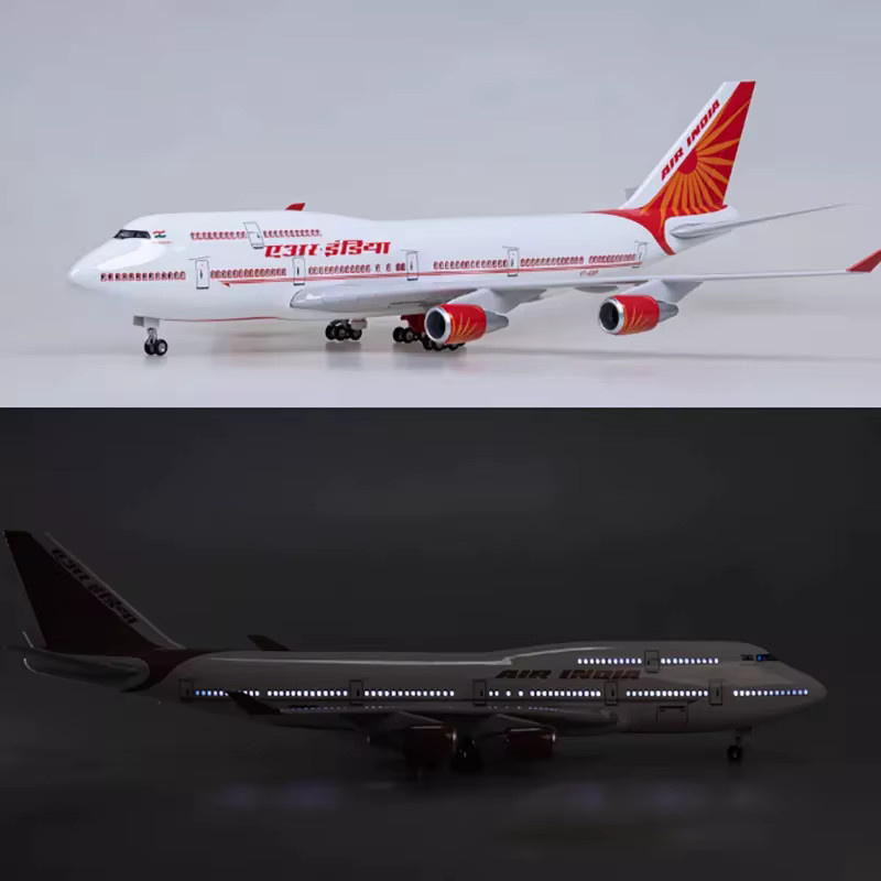 ZOCO Air India 747, Kunststoffmodell, 1:160, Druckgussflugzeug - Bild 2