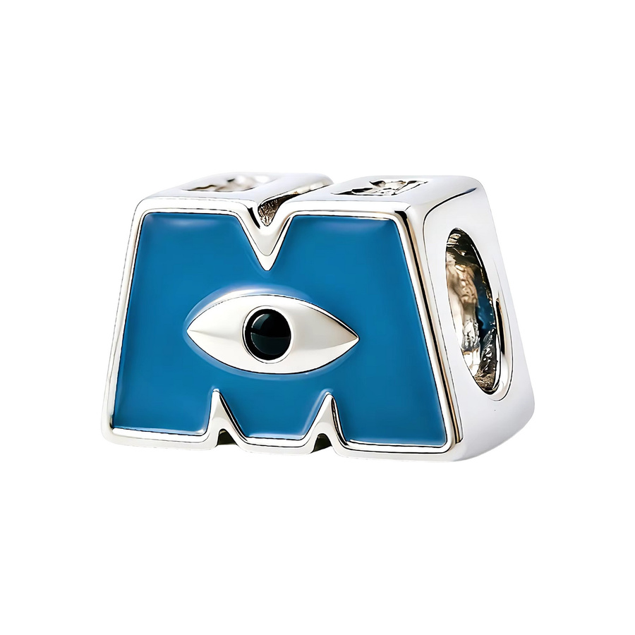 Potdemiel Charm-Perlen, Mike Wazowski & Demogorgon, Silber, Kristall, Damen - Bild 2