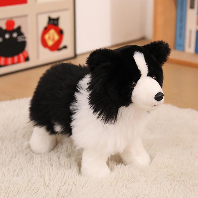 Border Collie Stofftier, Plüschtier, 25cm, ab 14 Jahren - Bild 1
