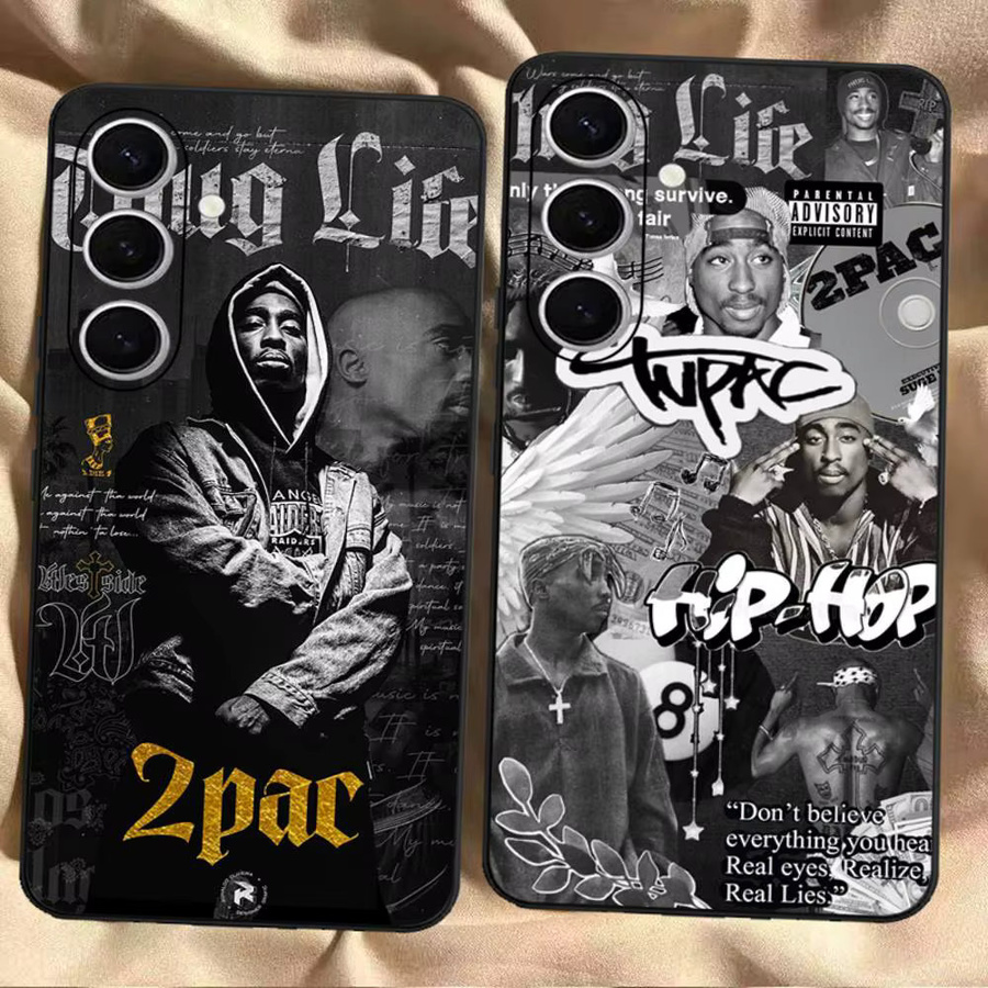 Handyhülle mit 2pac Tupac Motiv für Samsung Galaxy S24 FE S25 Ultra S20 Lite S21 S22 S23 S24 S22 Ultra 5G - Bild 3