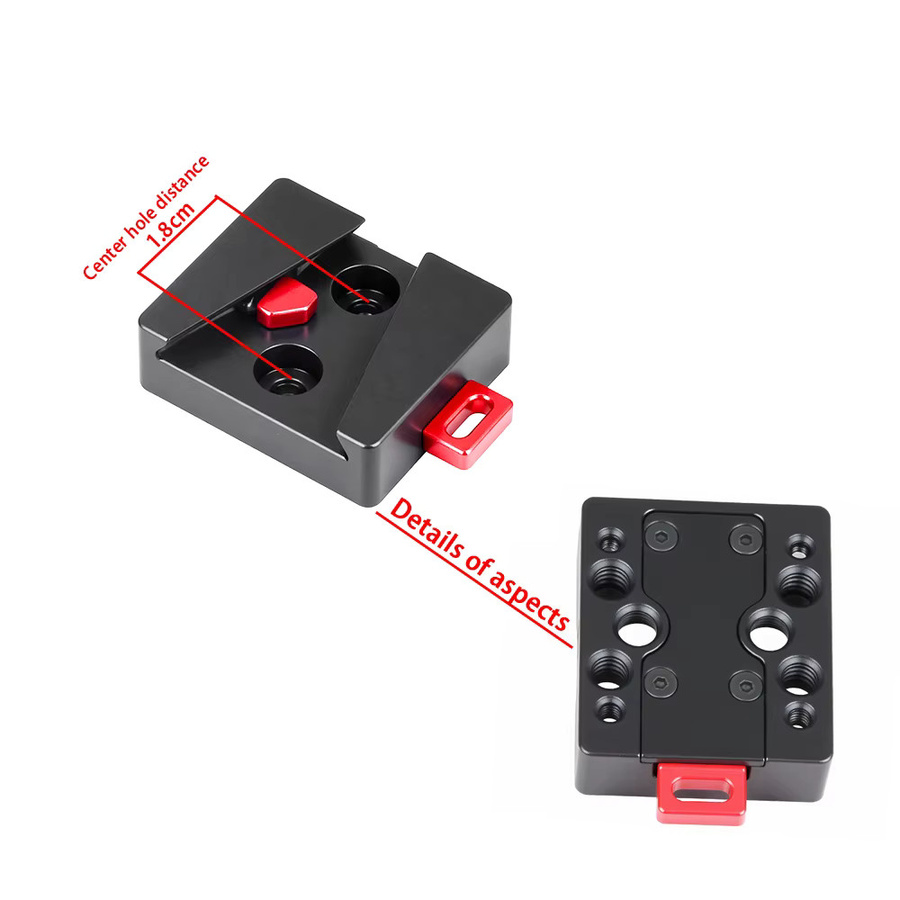 sgrium DSLR-Kamera-Entriegelung Klemmschalter-Set für Käfig, Stabilisator und Stativ in Schwarz - Bild 5