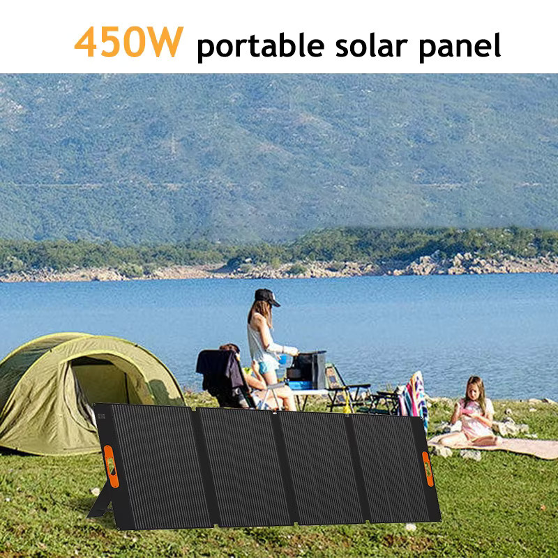CHUBAN Faltbares Tragbares Solarpanel 420W in Schwarz als Solar-Batterieladegerät für Camping, Wohnmobil und Outdoor-Notstromversorgung - Bild 6