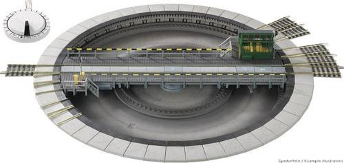 Fleischmann Drehscheibe, H0, 1:87, Grau - Bild 1