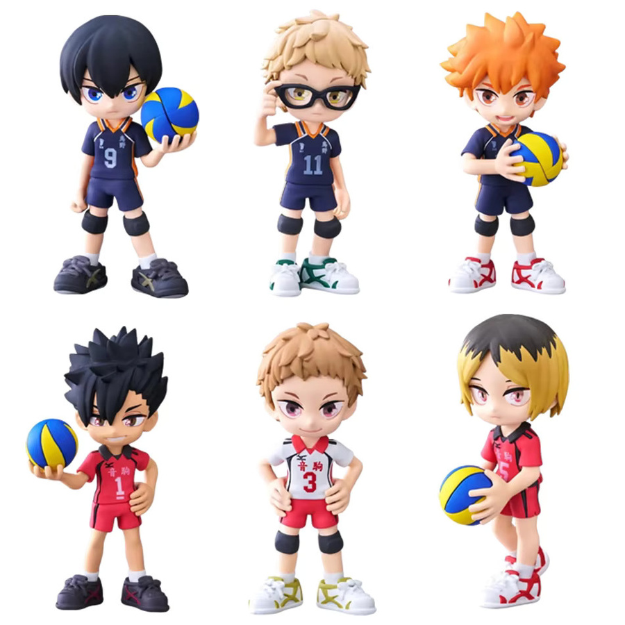 ZXZ Anime-Charakterfiguren, Set mit 6 Figuren, Jungenmodelle, Sport - Bild 2